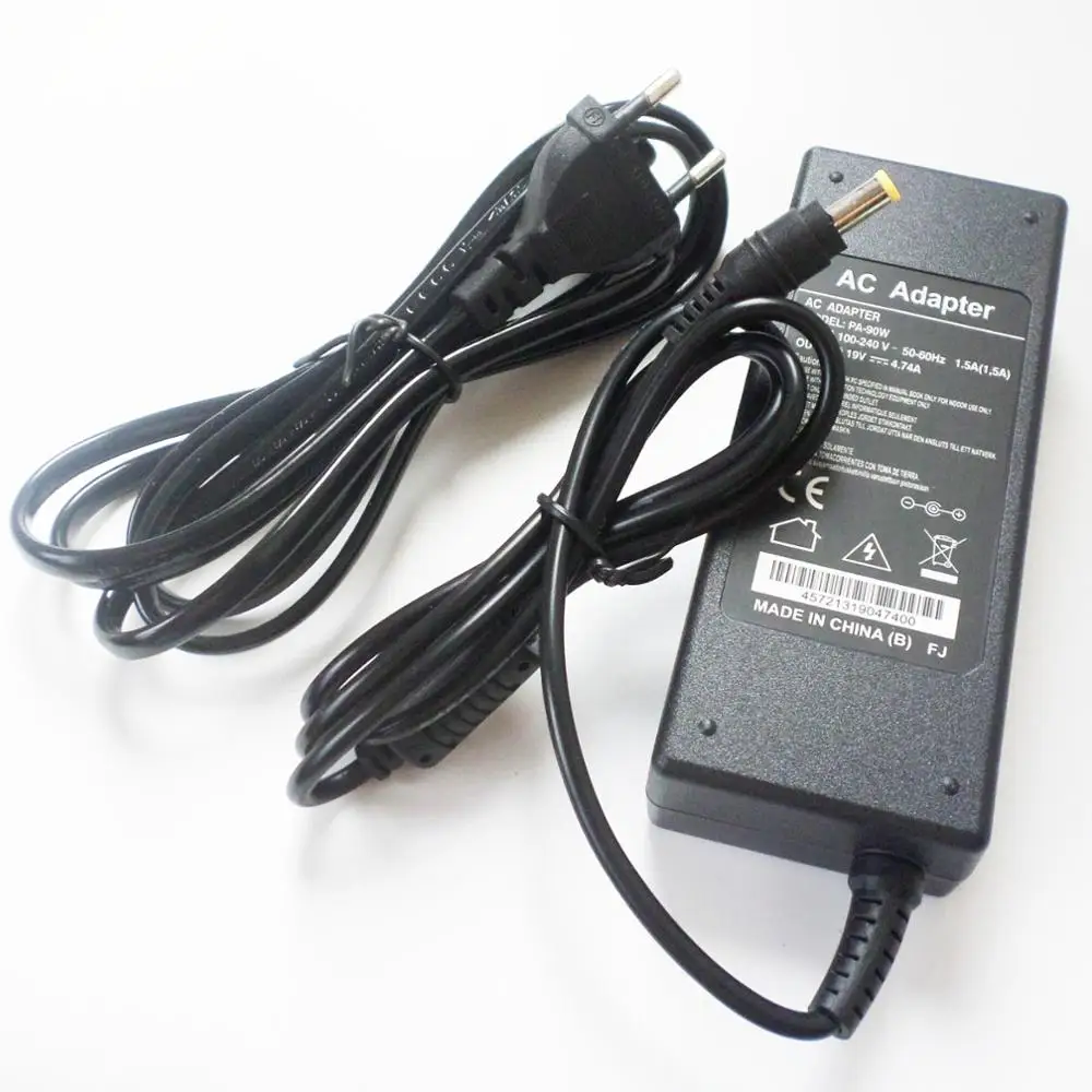 New 90W AC Adapter Battery Charger Power Supply Cord For Samsung NP-R610 NP-R620 NP-Q310 NP-Q310 ADP60ZH A R780E P30 X50 Laptop