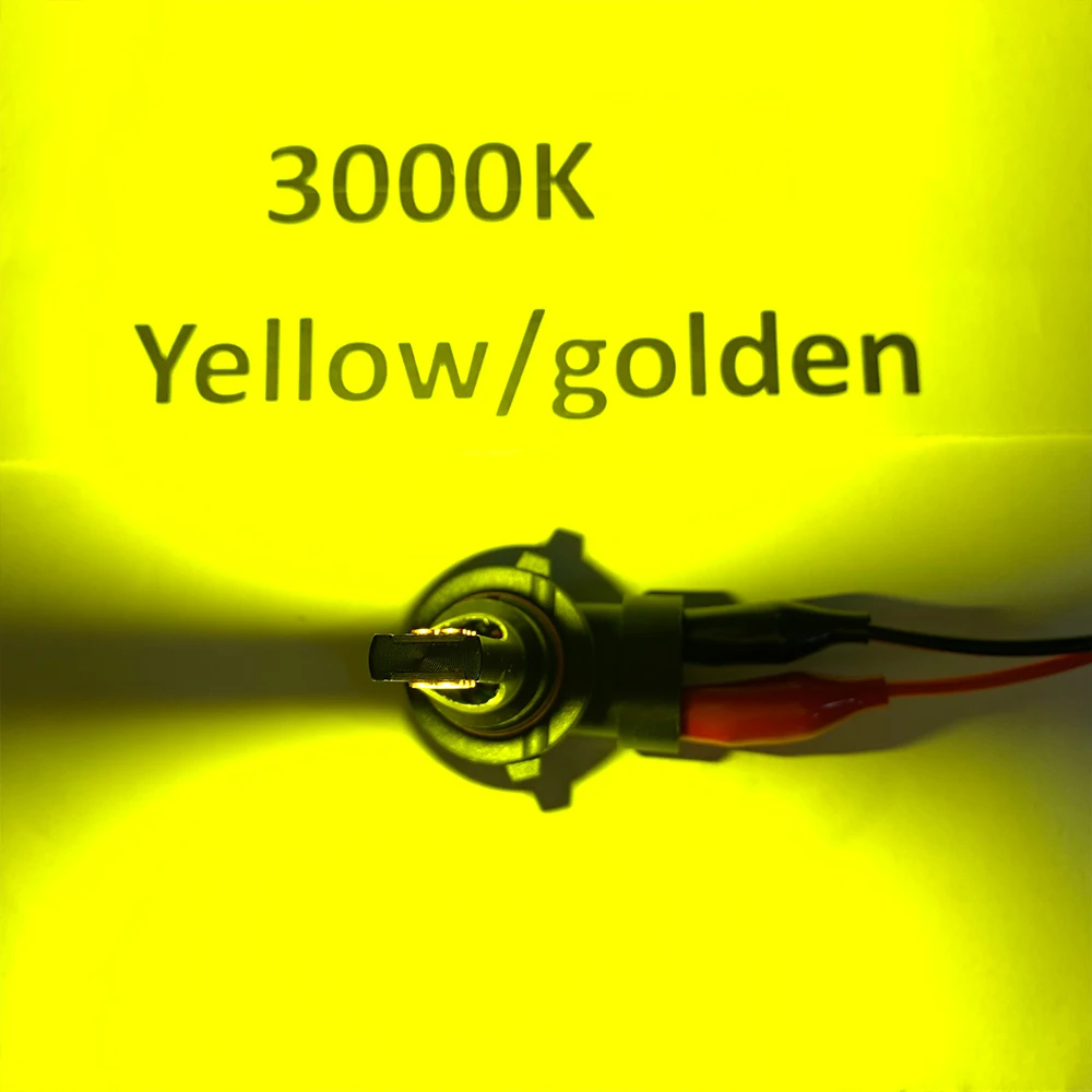 ASLENT 2X H8 H11 Led Bulb HB4 Led HB3 9006 9005 H3 H7 H4 Fog Lights 1000LM Running Car Auto Lamp 6000K White 3000K Golden Yellow