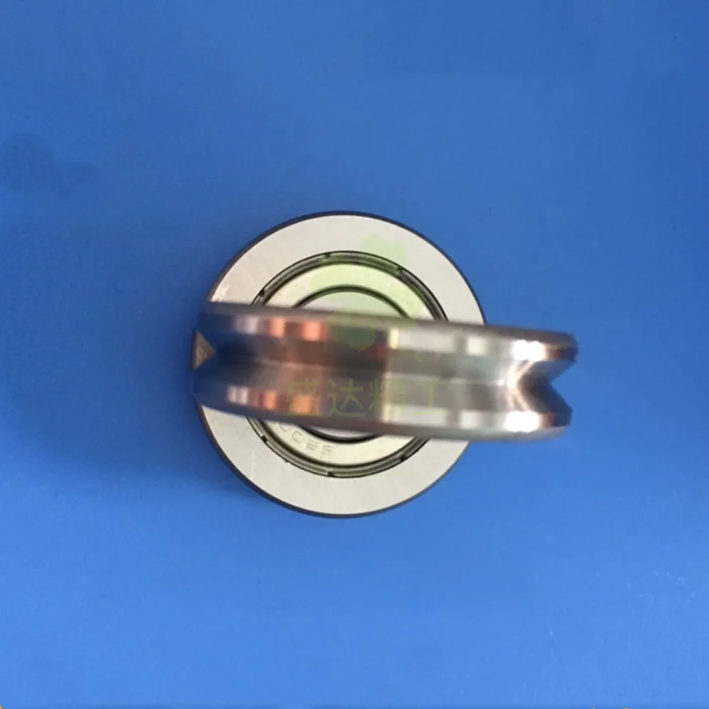 20 Stück V6200ZZ Richtlager, V-Nut-Führungsrad-Kugellager A1002ZZ, V90 10x35x9 mm Riemenscheibenlager, V-Nutbreite 4,2 mm – Detail 3