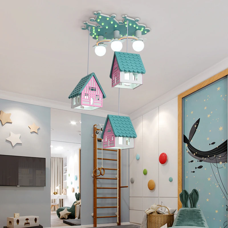 Decorazioni per bambini camera da letto per bambini luci a led per camera lampadario per interni illuminazione lampadari lampade a soffitto per la decorazione del soggiorno