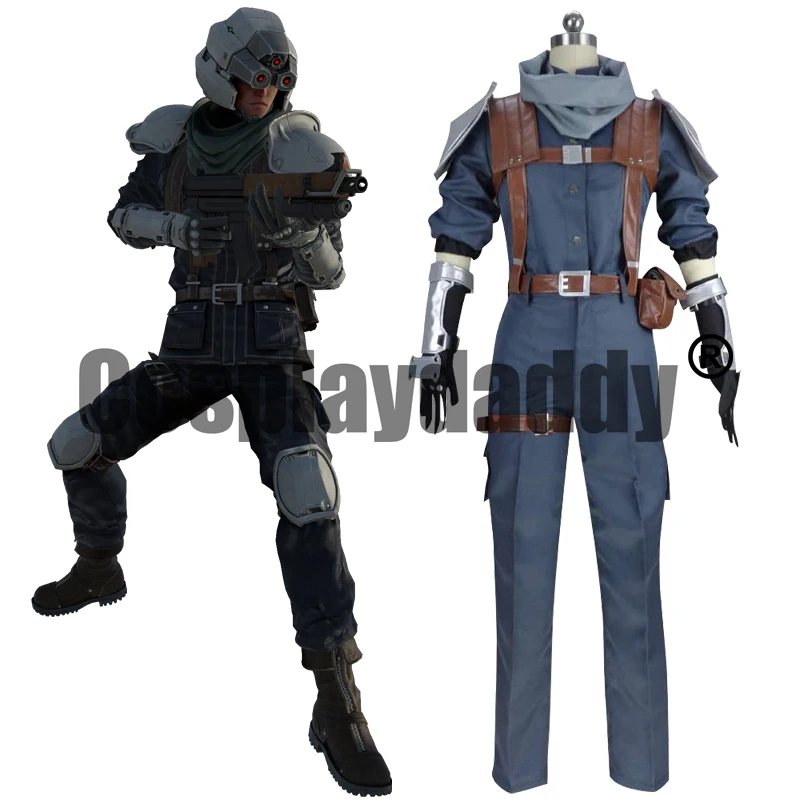 

Final Fantasy VII FF7 Shinra Public Security Forces Officer Soldiers Peace Preservation Uniform Outfit Game Cosplay Costume S002