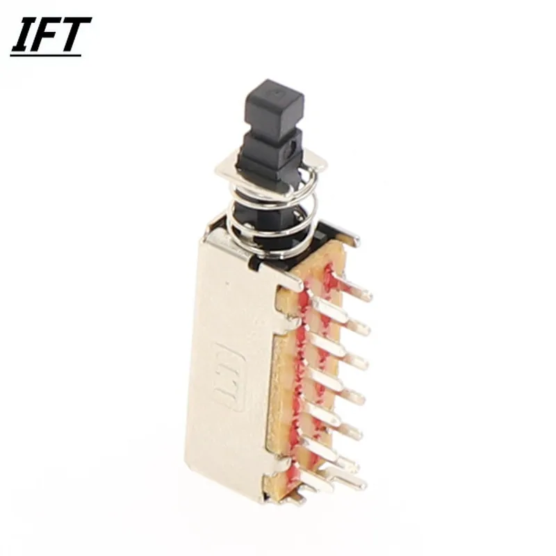 10Pcs KA03- Key Switch Direct Key Power Switch Set Top Box Promotion Self locking Switch Unlocking PS-42F42