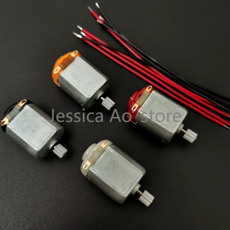 4pcs 6000-20000rpm Student DIY Model Motor Gear Motor Remote Control Car The Four-wheel Drive Toy Car High Speed Motor