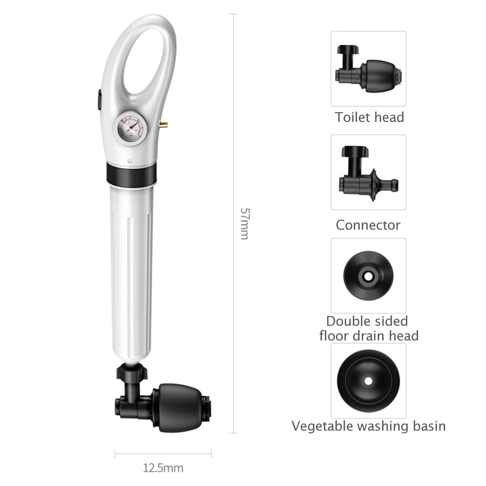 Dây Thông Cống NẠO VÉT Bị Tắc Tẩy Ống Vệ Sinh Pit Tông Thoát Blaster Cao Áp Suất Không Khí Thoát Bụi Hướng Dẫn Sử Dụng Khí Nén NẠO VÉT Dụng Cụ