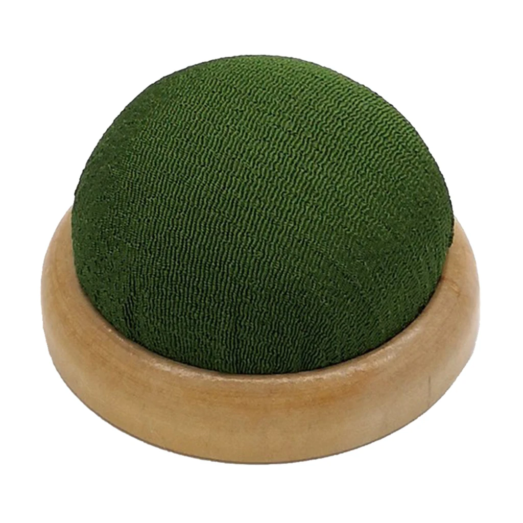 Wooden Base Pin Cushion Pincushion  Insertion For Embroidery Sewing