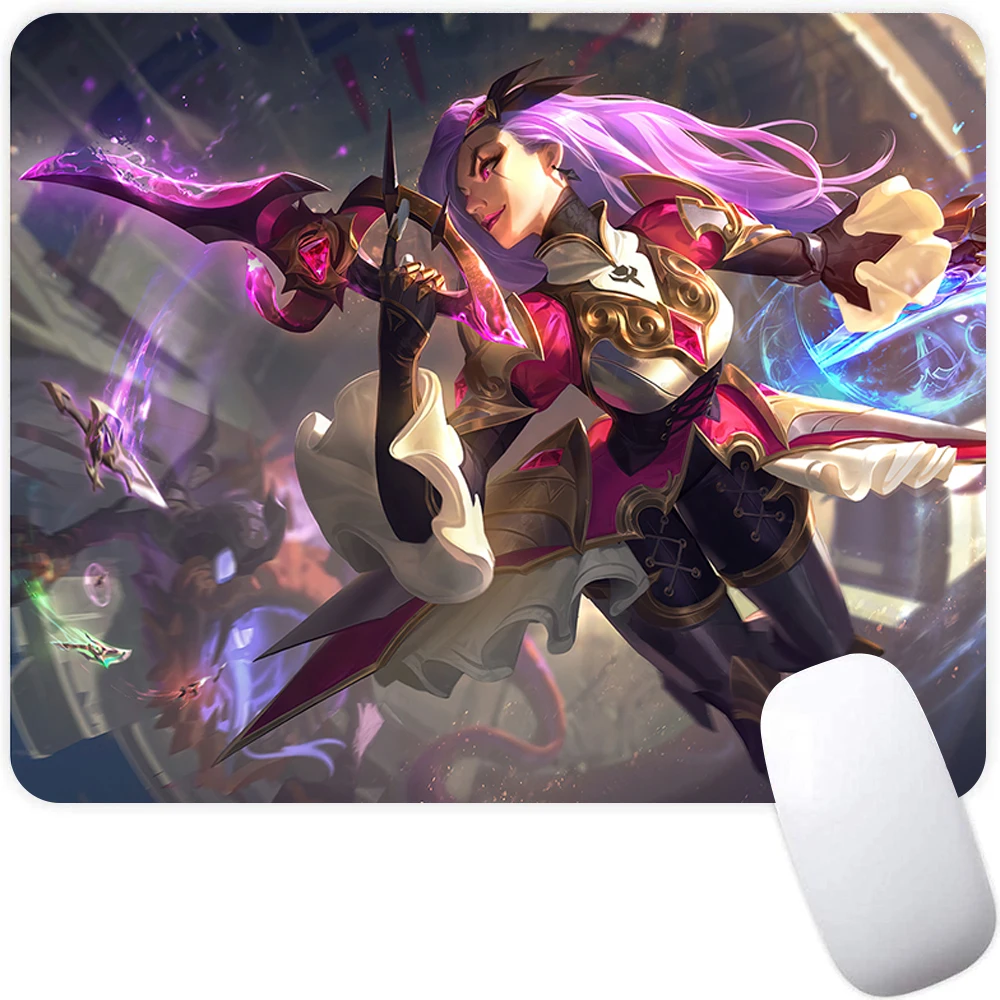 League of Legends Katarina Small Gaming Mouse Pad Computer Mousepad PC Gamer Mouse Mat Laptop Mausepad XXL Keyboard Mat Desk Pad