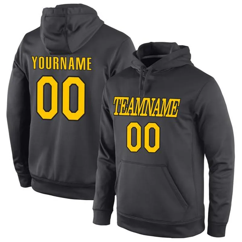 Custom Sweatshirt Print Team Name/Number Sports Pullover Hoodie Fashion Street Shirts Quick Dry for Male/Women/Youth Outdoor