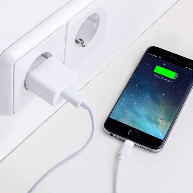 Phone Charger EU Wall Plug For Xiaomi 12 11 10 8 9 SE Redmi Note 11 10 10T 9T 8T 9 8 7 Pro Phone Power Type C USB Phone Cable