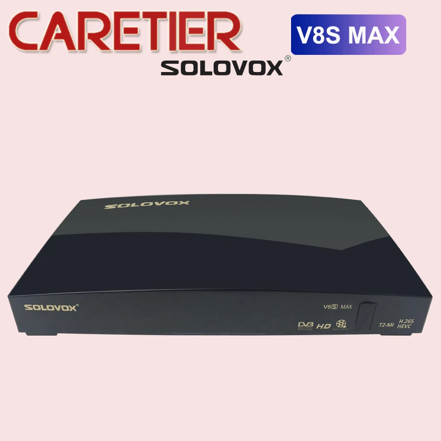 2PCS SOLOVOX V8S MAX M3521 H265 Satellite TV Box Support USB WiFi 4G Modem YOUTUBE Xtream STB V8S Max V8SPlus 2G RAM Biss Player