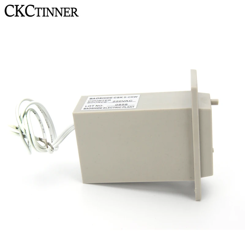 CSK 4/5/6 0 TO 9999 digit Electromagnetic counter with manual Lockable Electromagnetic Pulse Counter Multiple voltages