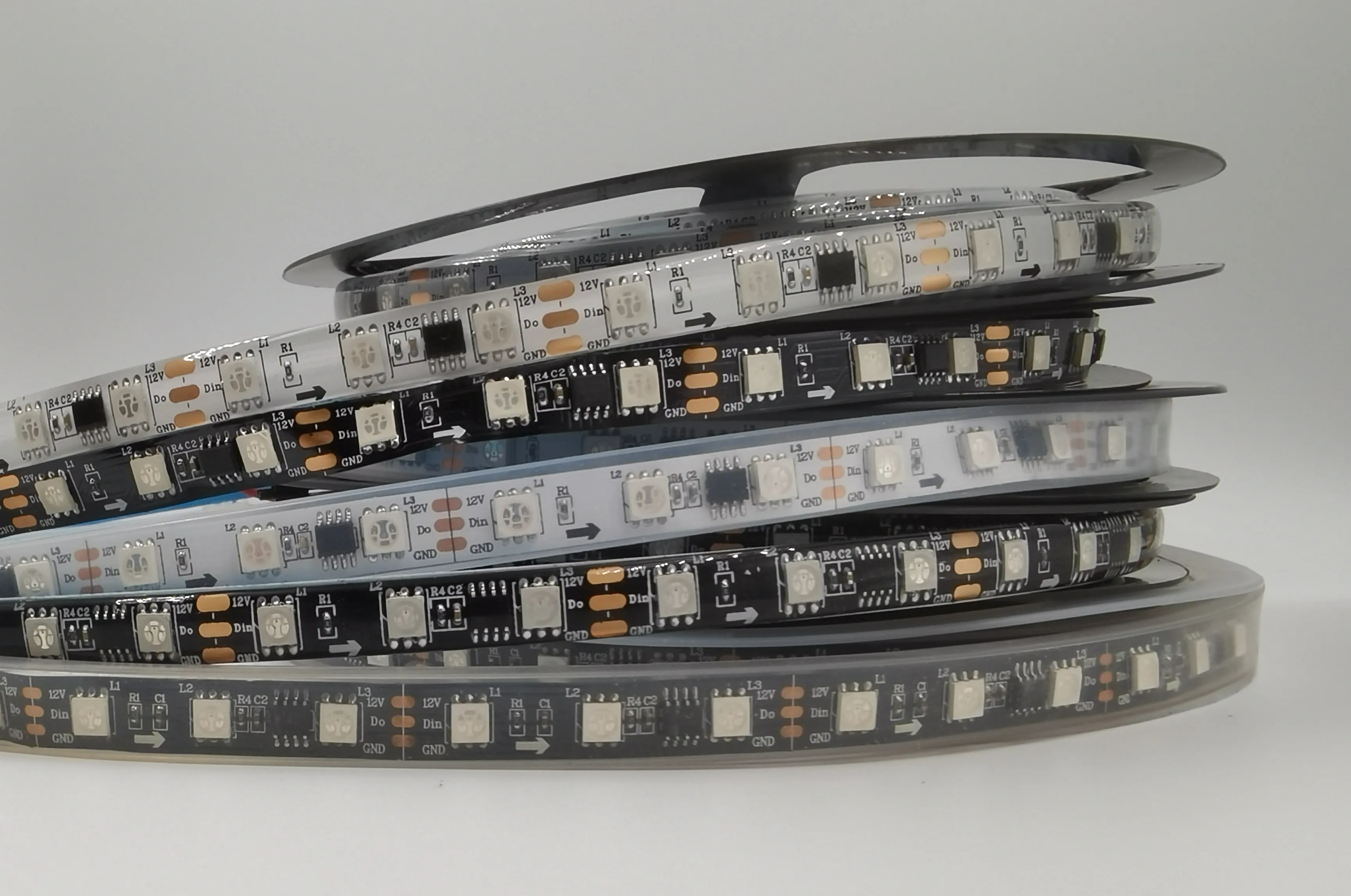 

DC12V 5m WS2811 pixel Led Strip light;Addressable 30/48/60leds/m full color WS2811 IC 5050 RGB led lamp Tape