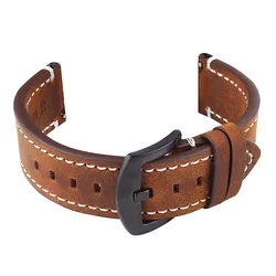 Leather Wrist Band Strap for Samsung Galaxy Watch 46mm SM-R800/Galaxy Watch 42 SM-R810 mm Smart watch