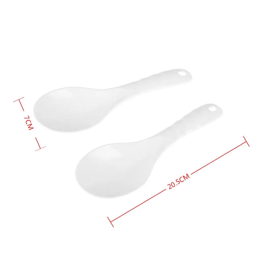 2Pcs Rijst Lepel Japanse Sushi Milieu Non Stick Fornuis Hittebestendig Keuken Tool Servies Lepels Pollepel Koken Gereedschap