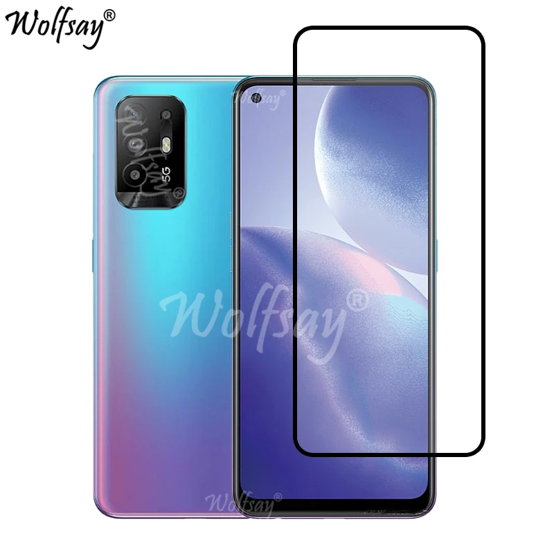 Full Cover Whole Glue Tempered Glass For Oppo Reno5 Z Screen Protector For Oppo Reno 5 Z 5Z Camera Glass For Oppo Reno 5Z Glass