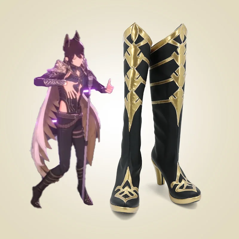 Conjunto estrelas sakuma rei cosplay sapatos botas jogo de natal anime festa de halloween adulto botas longas carnaval moda meninas botas