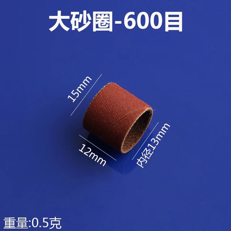 100 pz 8mm 15mm accessori Dremel punte del Router anello di carta vetrata testa di macinazione rotolo di carta vetrata metallo ruggine pulizia lucidatura del legno
