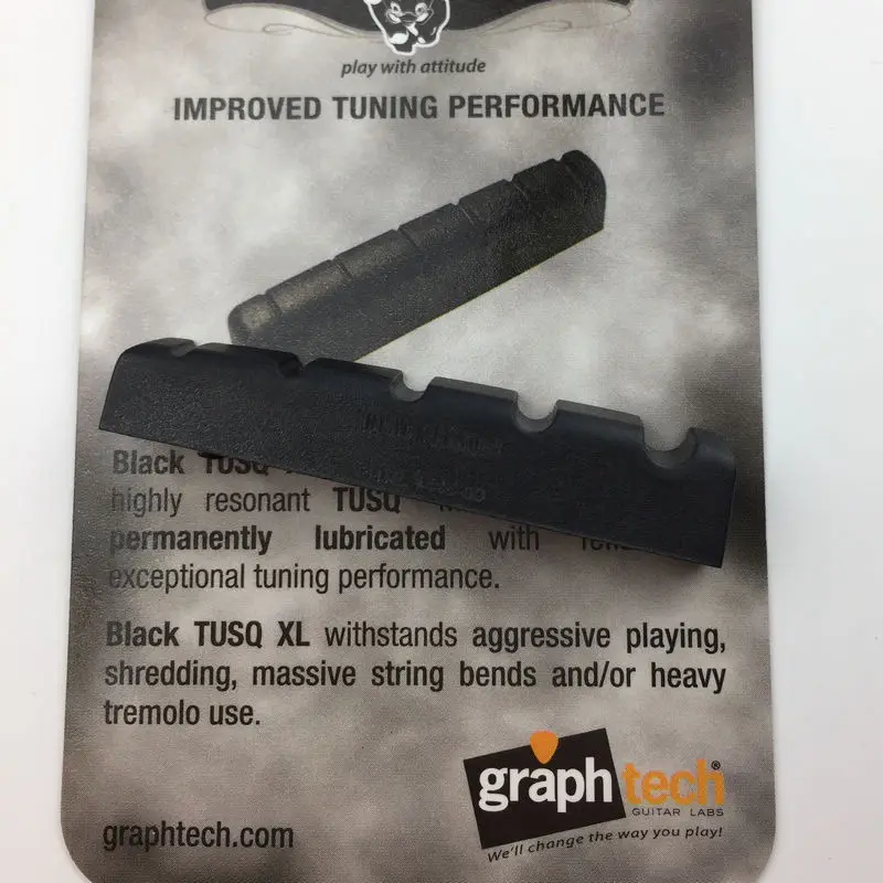 Graph Tech Black Tusq XL BT-1445-00 Slotted Nut