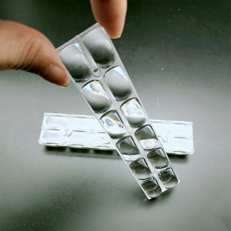 Wysokiej jakości 2*6 116*25MM Plastikowa soczewka LED w kształcie LINE — zdjęcie 2