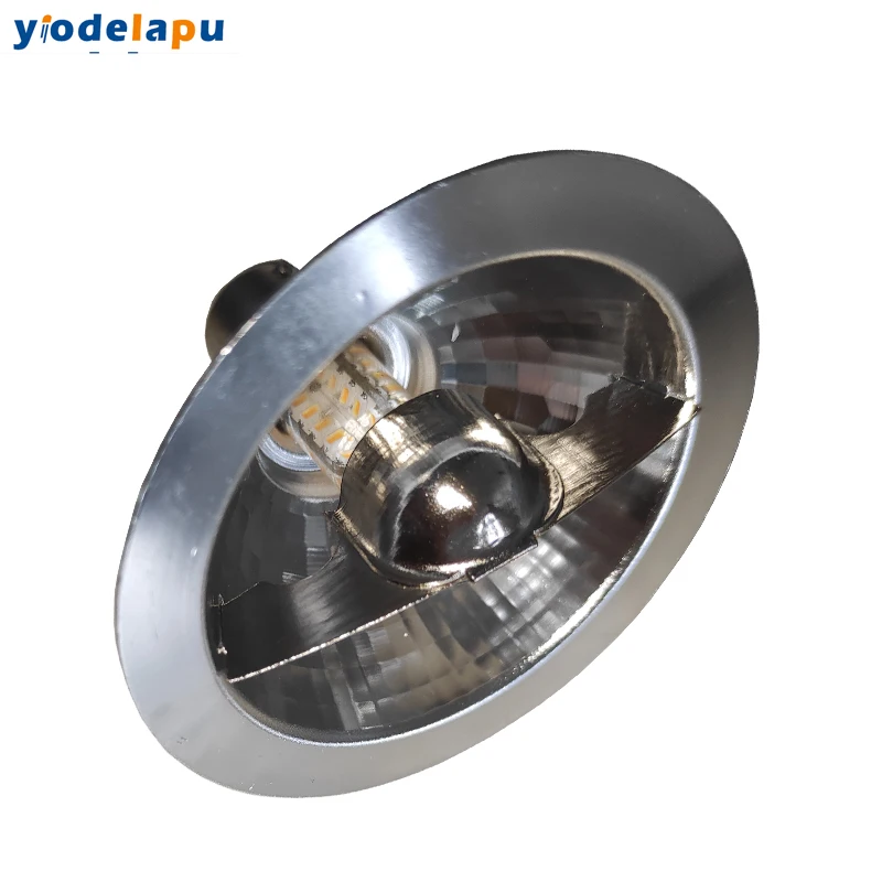 2 pçs 2w ar70 led copo ba15d refletor led focos led holofote ac dc12v casa b15 24 graus ponto ar70 lâmpadas