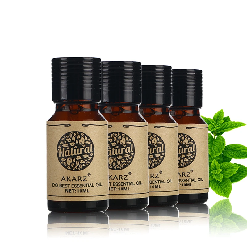 

AKARZ Musk Neroli Rose Citronella Essential Oil Pack for Aromatherapy, Massage,Spa, Bath 10ml*4