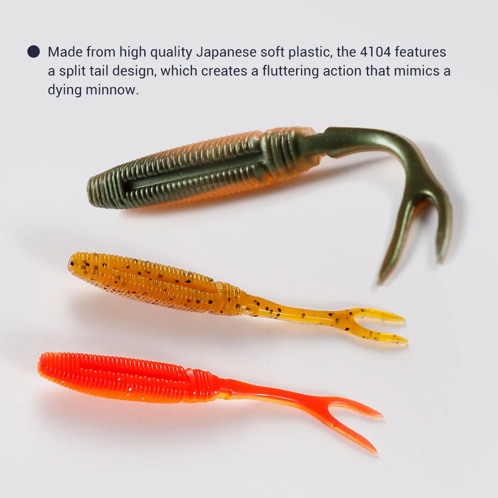 Noeby Cebo blando swimbait cola horquilla – Señuelo para lubina - imagen 2