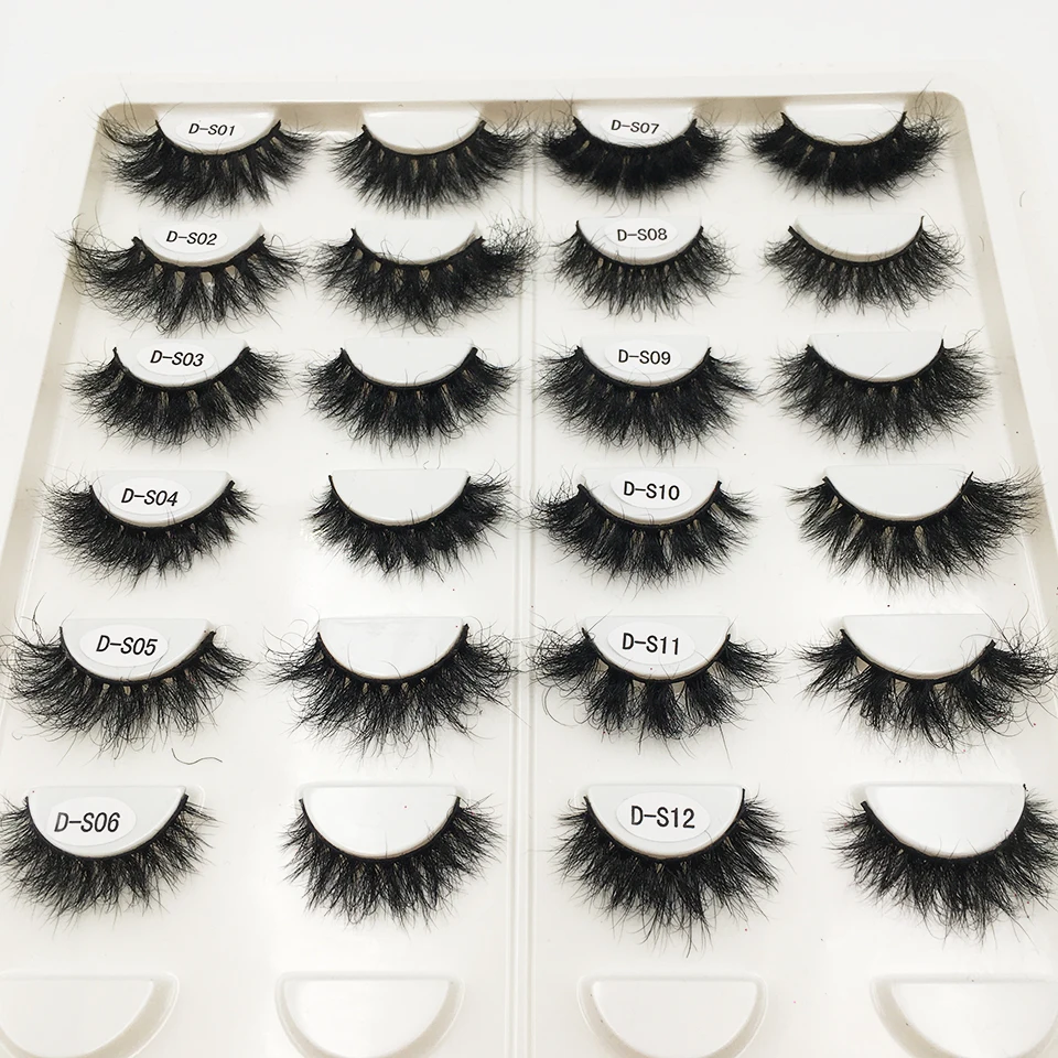 RED SIREN Eyelashes Thick Fluffy Mink Lashes Cruelty Free Short Natural Lashes Handmade Fake Eyelashes Makeup Mink Eyelashes