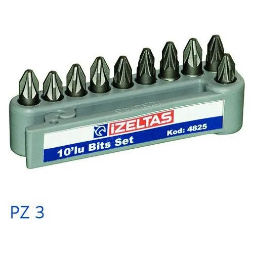 İzeltaş Pozidriv Bits Set (25 Mm) Pz 3