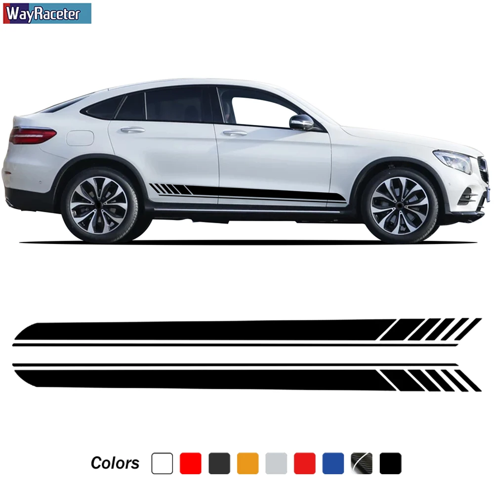 

Edition 1 Side Stripes Skirt Sticker Decal For Mercedes Benz GLC Class X253 Coupe C253 GLC250 GLC300 GLC43 GLC63 AMG Accessories