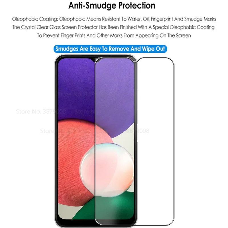 2in1 protective glass For Samsung Galaxy A22 5G case glass galaxy a22 S a 22S 22a tempered glass samsun gakxi a22 phone cover
