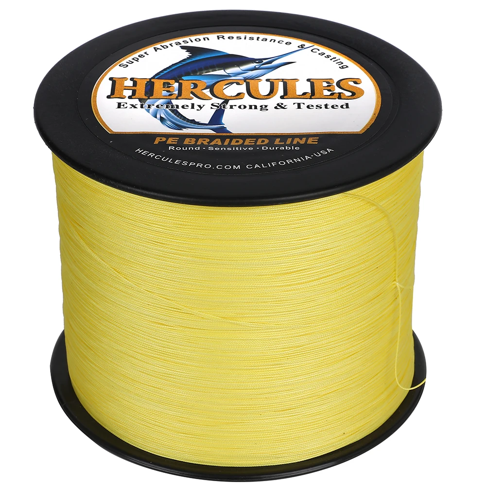 

Hercules Top Fishing Brands Braided Fishing Line 12 Strand 300M Strength Pe Super 30LB to 150LB Ins European Popular Leisure