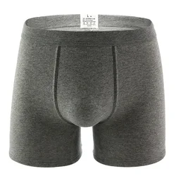 Men's Add Velvet Underwear Winter Thick Cotton Keep Warm Shorts Plus Long Legs Boxers Pants Boxershorts Men Underpants