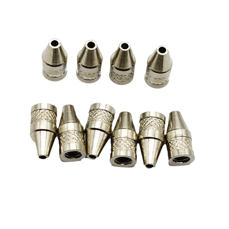 1mm /2mm Nozzle Iron Tips Metal Soldering Welding Tip For Electric Vacuum Solder Sucker/Desoldering Pump 10Pcs/Set