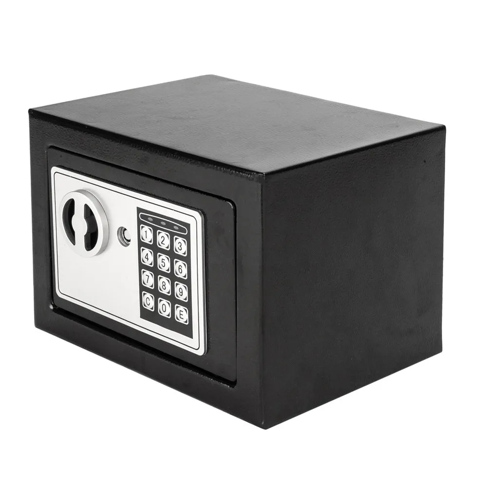 

Bedroom Furniture Mini Digital Electronic Box Keypad Lock Security Home Hotel Gun Valuables Safe Steel Into Wall Key Cash Drawer