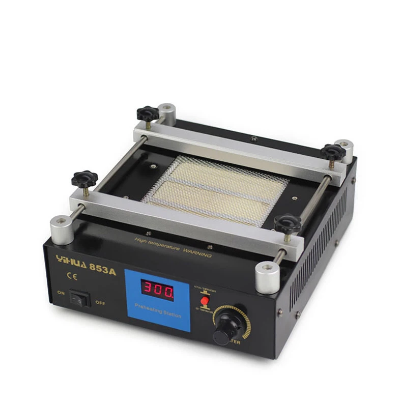 853A 220V Digital Display Preheating Station Soldering Station PCB Preheater BGA Rework Welding Station Desoldering Tool