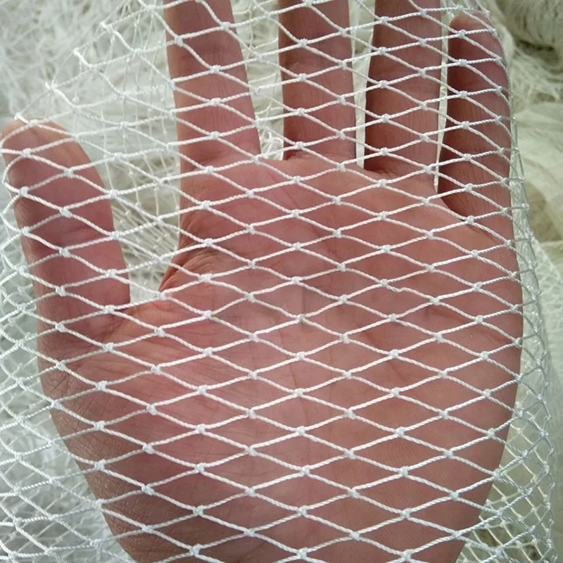 Solide Weiß Nylon Netting,Nylon Fischernetz Mesh Anti Vogel Netting Garten Net und Kulturen Schutzhülle Mesh, katze Hund Huhn Stift Net