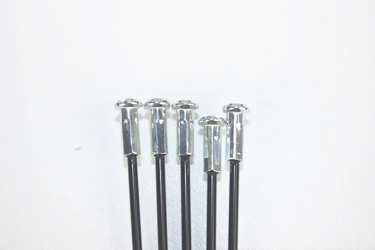 Faderr Lot De 10 Rayons De Vélo 14G J Bend Acier Inoxydable - Accessoires Robuste Pour Réparation Et Entretien Vélo (286 Mm)