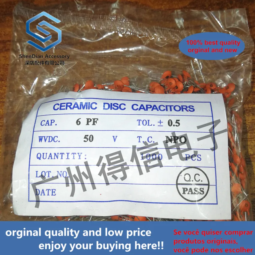 1000pcs 100% new 101 100pF 50V new ceramic chip capacitor