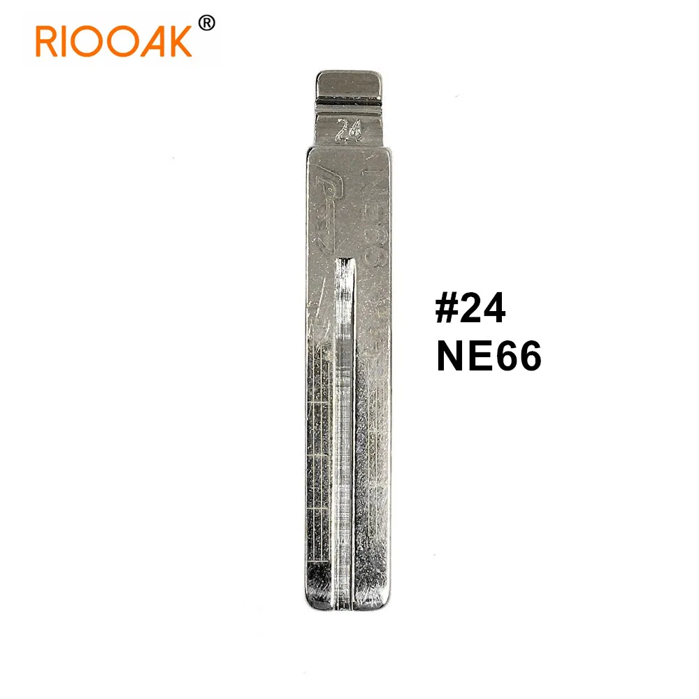 

10pcs KD 2 IN 1 Lishi NE66 #24 Engraved Line Key Blade Scale Shearing Teeth Cutting Key Blank for Volvo S80