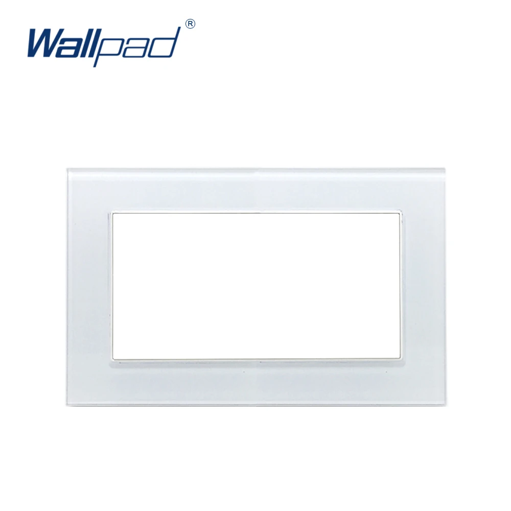 Wallpad 146*86mm PC Glass Aluminum Panel Frame Hotel Panel Frame  Frames Panel Only