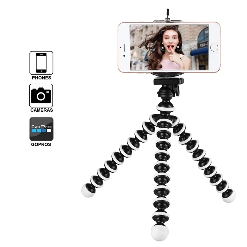 

Flexible Octopus Tripod Medium M Size Desk Lazy Phone Bracket Stand Holder Tripods for GOPRO DSLRS Digital Camera Moible Phone