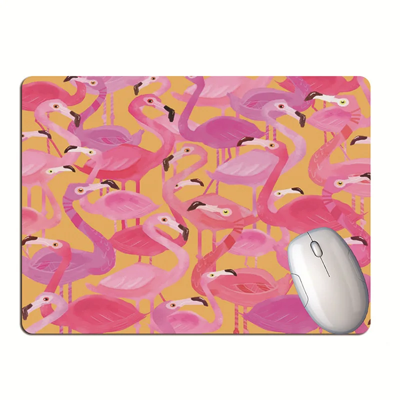 

Flamingo Mouse Pad Student Computer Mouse Non-slip Notebook Pad Office Keyboard Protection Pad Table Mat