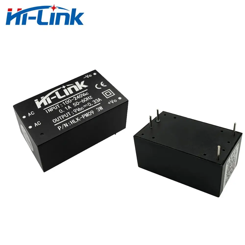 Free Ship Hi-Link 220Vac to 3W 9V 0.33A Single Output AC-DC Power Supply HLK-PM09