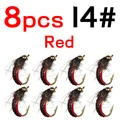 8pcs red size 14