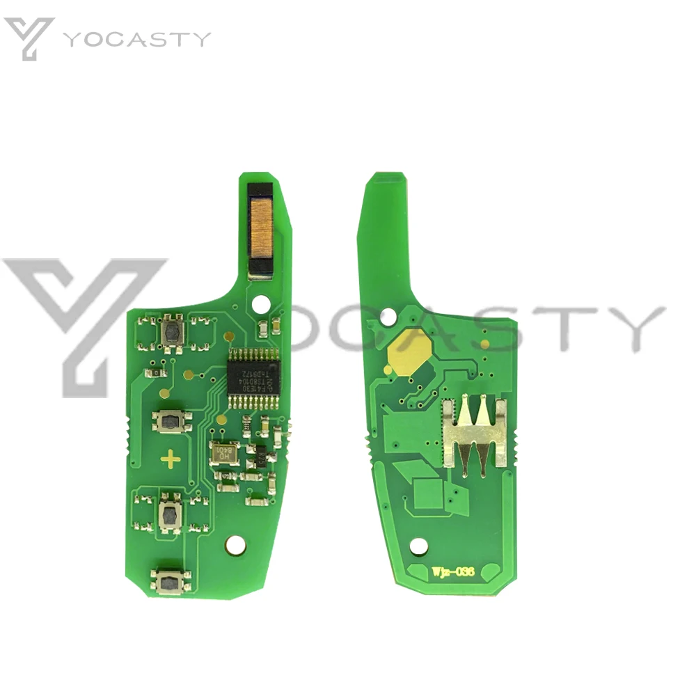 YOCASTY 3 pulsanti Flip Remote Car Key 433MHz PCF7937E 46 CHIP per 2015 2016 2017 Opel Vauxhall Astra K