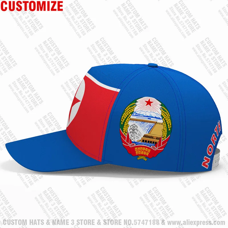 North Korea Baseball Caps Free 3d Custom Made Name Number Team Logo Kp Hats Prk Country Travel Korean Nation Dprk Flags Headgear