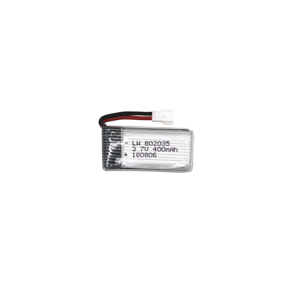 2pcs 3.7V 400mah Lipo Battery For SYMA X15 X15C X15W X5A-1 H107 KY101 E33C X4 E33 U816A V252 H6C H31 RC Quadcopter Parts battery