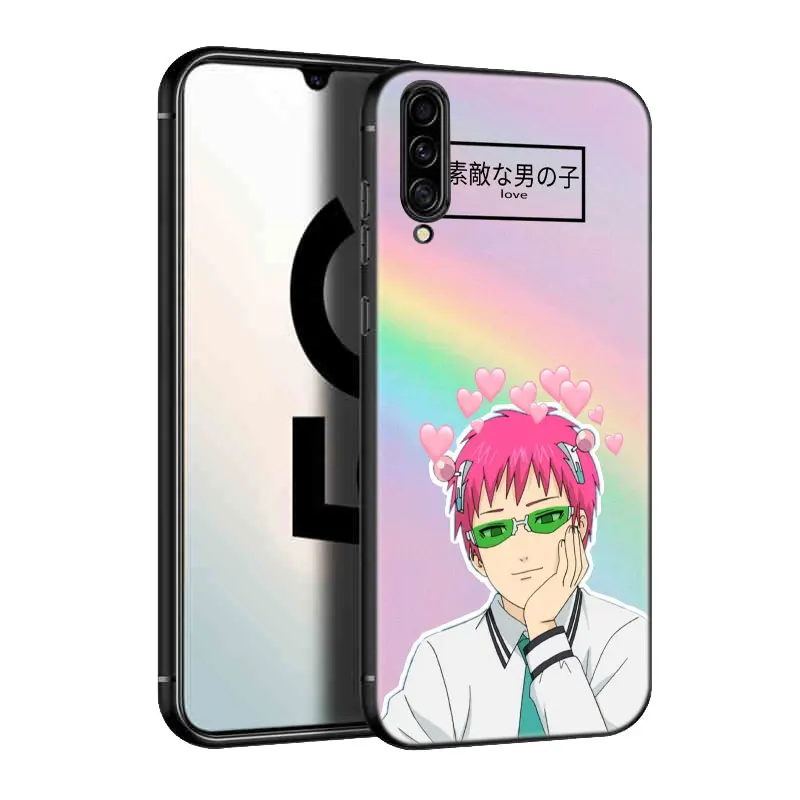 Anime The Disastrous Life Of Saiki K Case For Samsung A13 A01 Core A03S A10 A20E A21 A30 A40 A41 A42 A82 A90 A6 A7 A8 A9 + 2018