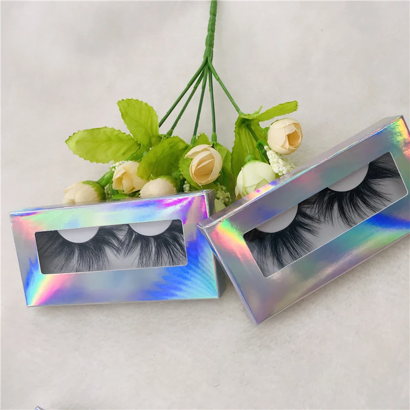 

50 Pairs fullfy Mink 5D Lashes Dramatic Long 25mm Eyelashes Custom logo wholesales