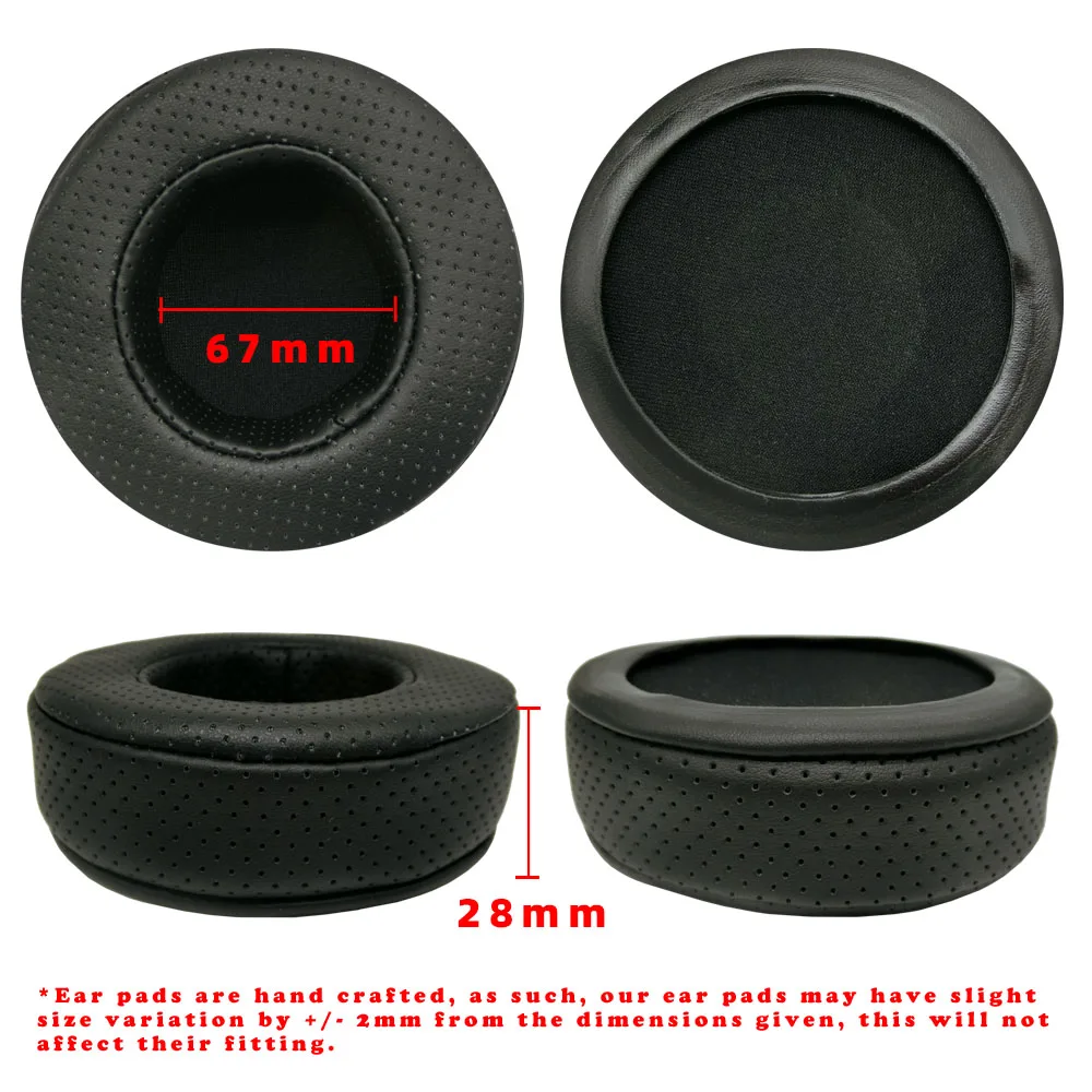 Morepwr New Upgrade Replacement Ear Pads for HP Omen 800 Headset Parts Leather Cushion Velvet Earmuff