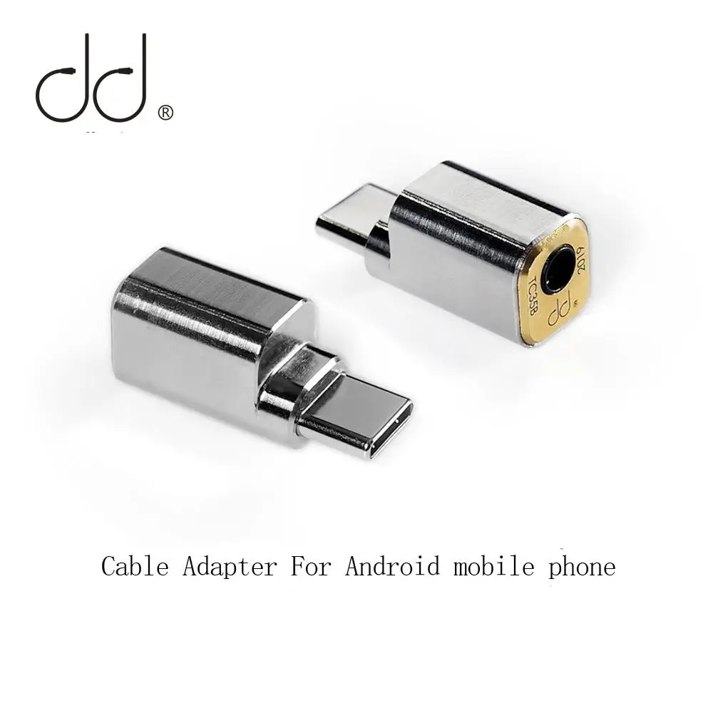 DD TC35B USB Type-C To Jack 3.5 Cable Adapter for Android Mobile Phone Huawei Xiaomi Oppo Vivo SAMSUNG Etc, 384kHz/32bit